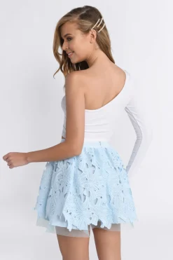 Tobi Sunbeam Lace Skater Skirt -