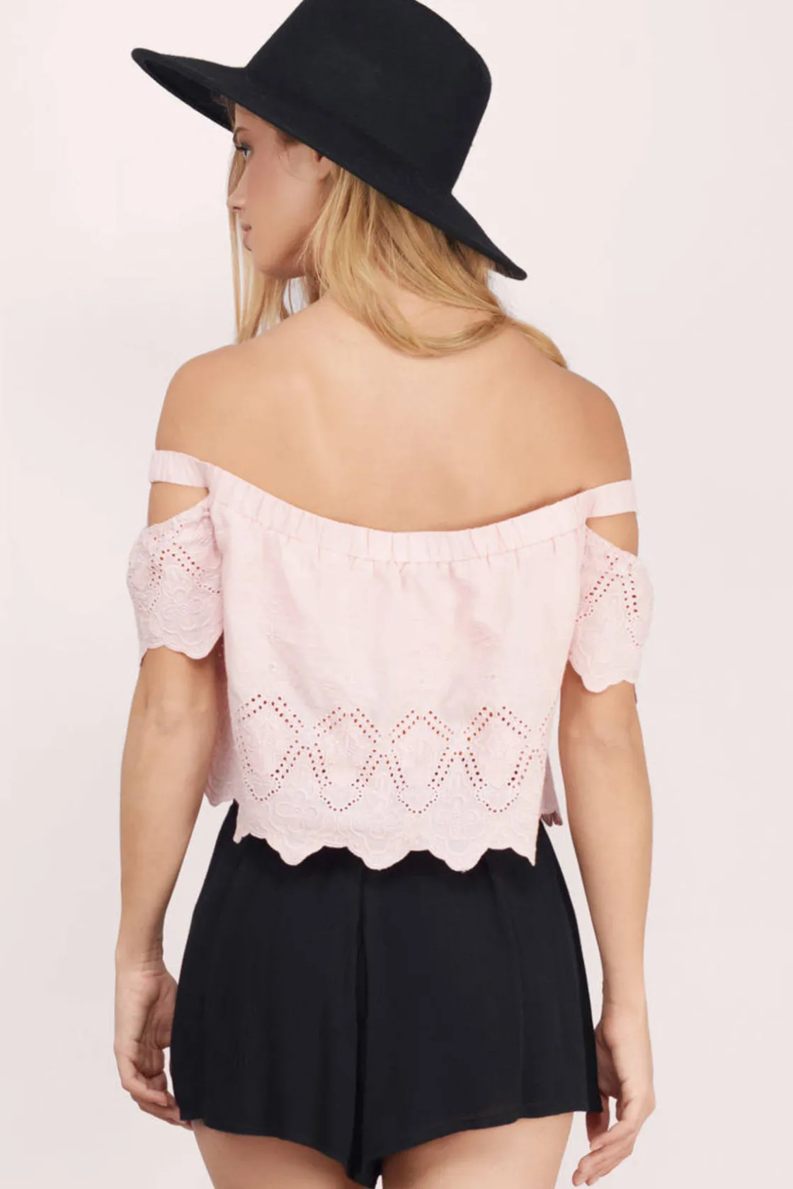 Tobi Sunset Beach Crop Top - Ivory
