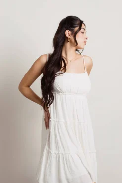 Tobi Sweet Caroline Tiered Skater Mini Dress -