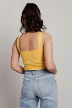 Tobi Sweet Honey Crop Top -