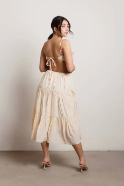 Tobi Sweet Sun Cutout Sundress Midi Dress -