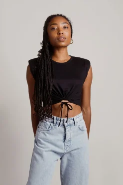 Tobi Take A Break Crop Top - Ivory