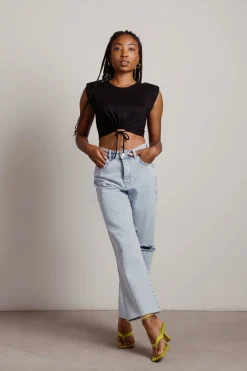 Tobi Take A Break Crop Top - Ivory