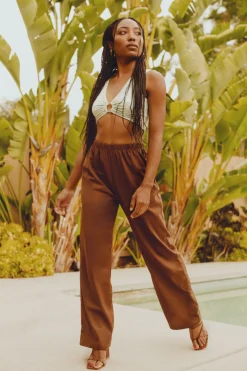 Tobi Take Me Away Crop Top - Sage