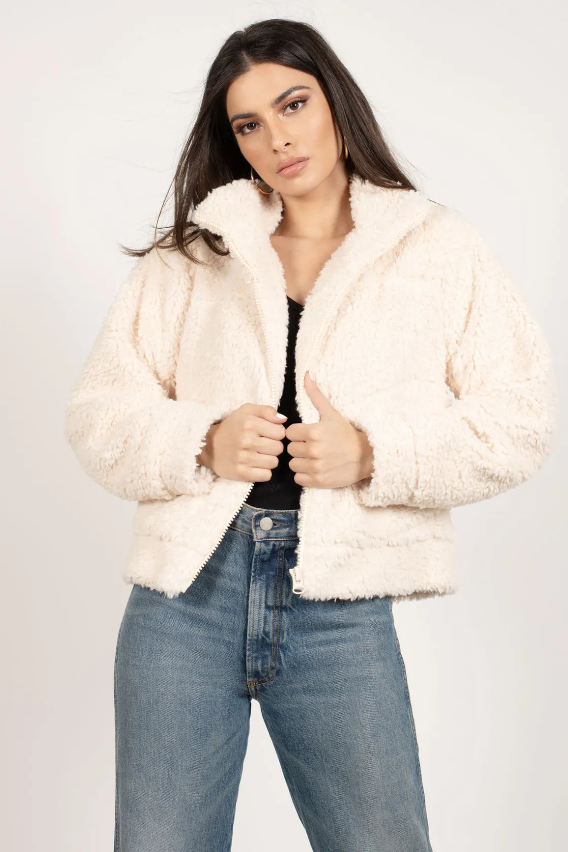 Tobi Take The Blame Sherpa Jacket -
