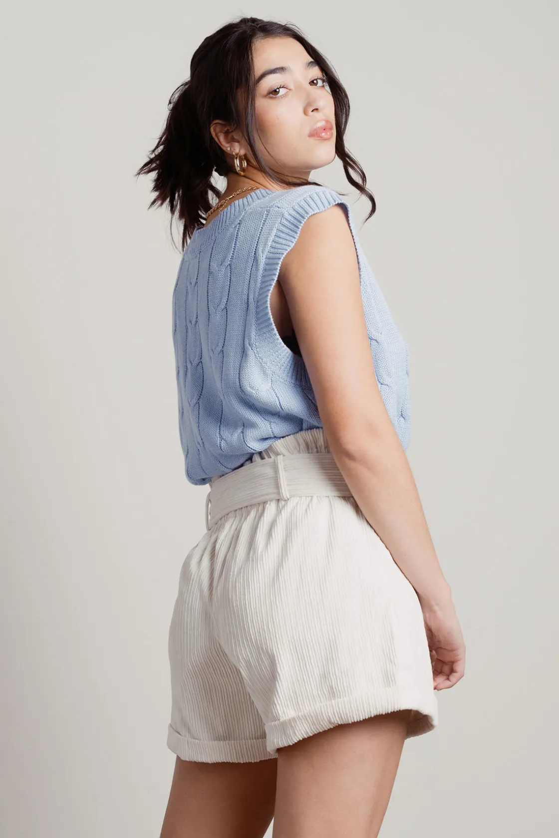 Tobi Take Your Shot Corduroy Shorts -