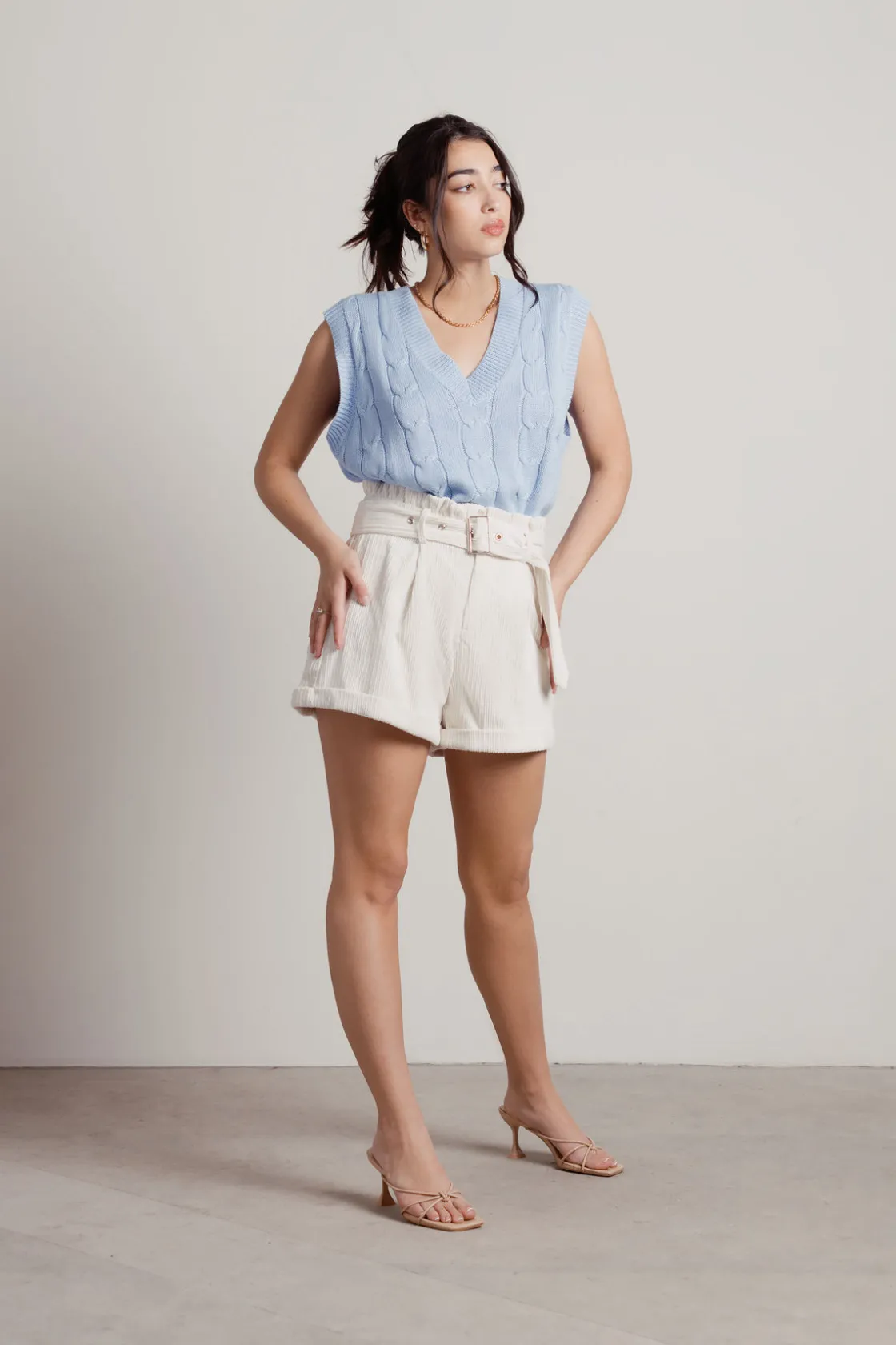 Tobi Take Your Shot Corduroy Shorts -