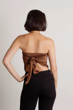 Tobi Talk About Me Tube Top - Moss