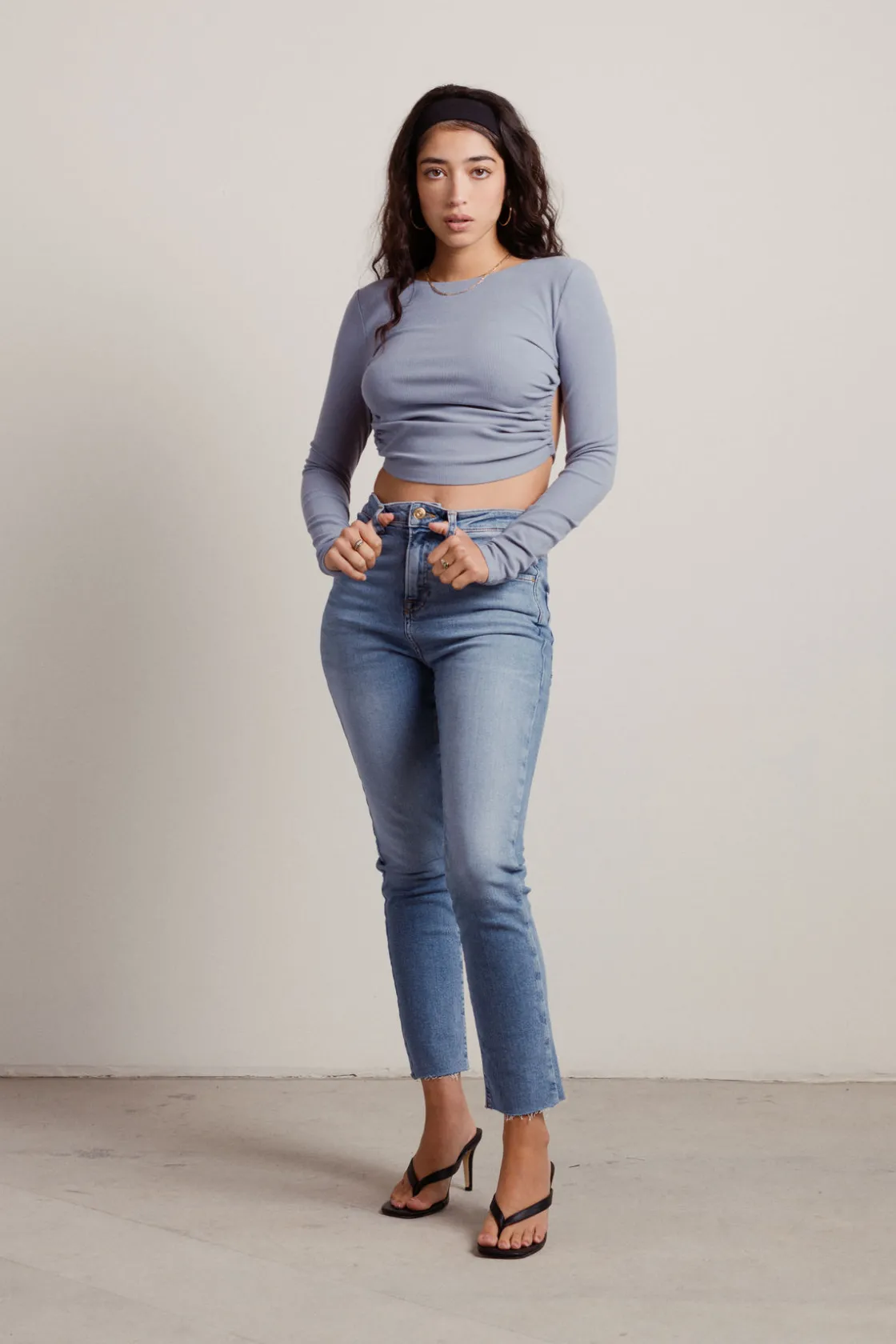 Tobi Tama Crop Top - White