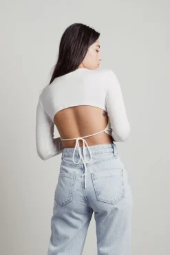Tobi Tamago Crop Top - Black