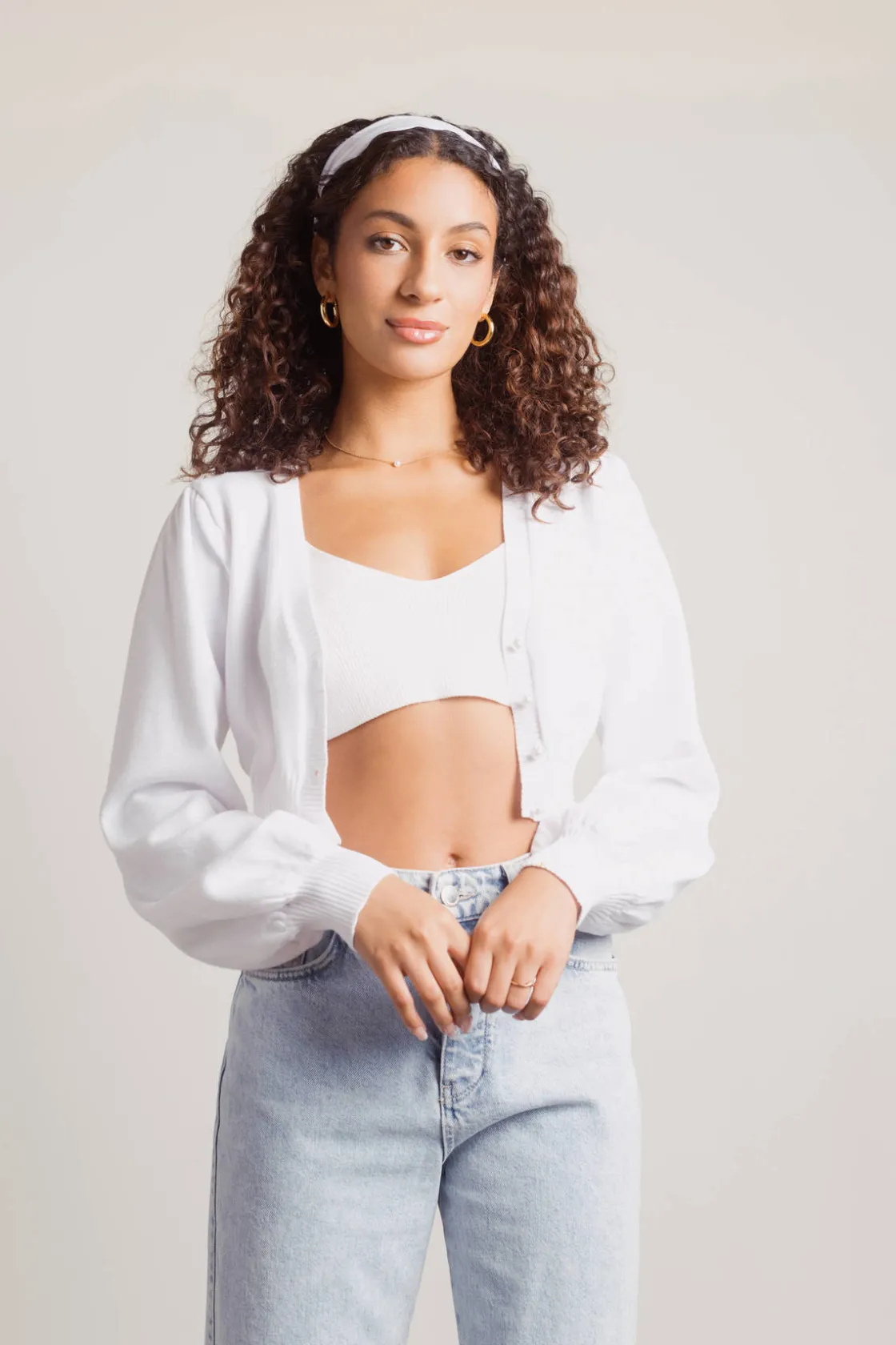 Tobi Teenage Fever Pearl Button Cardigan -