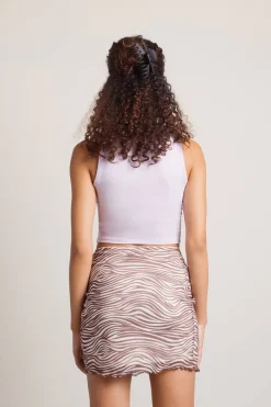 Tobi Tell Me It All Crop Top - Ivory