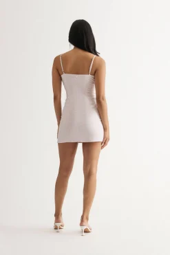 Tobi Tell Me More Gingham Cami Mini Dress -