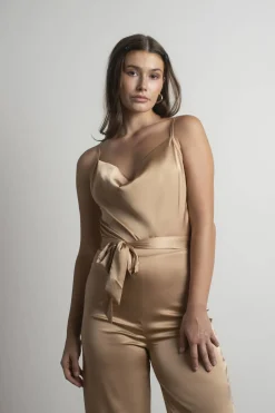 Tobi That One Time Satin Jumpsuit -