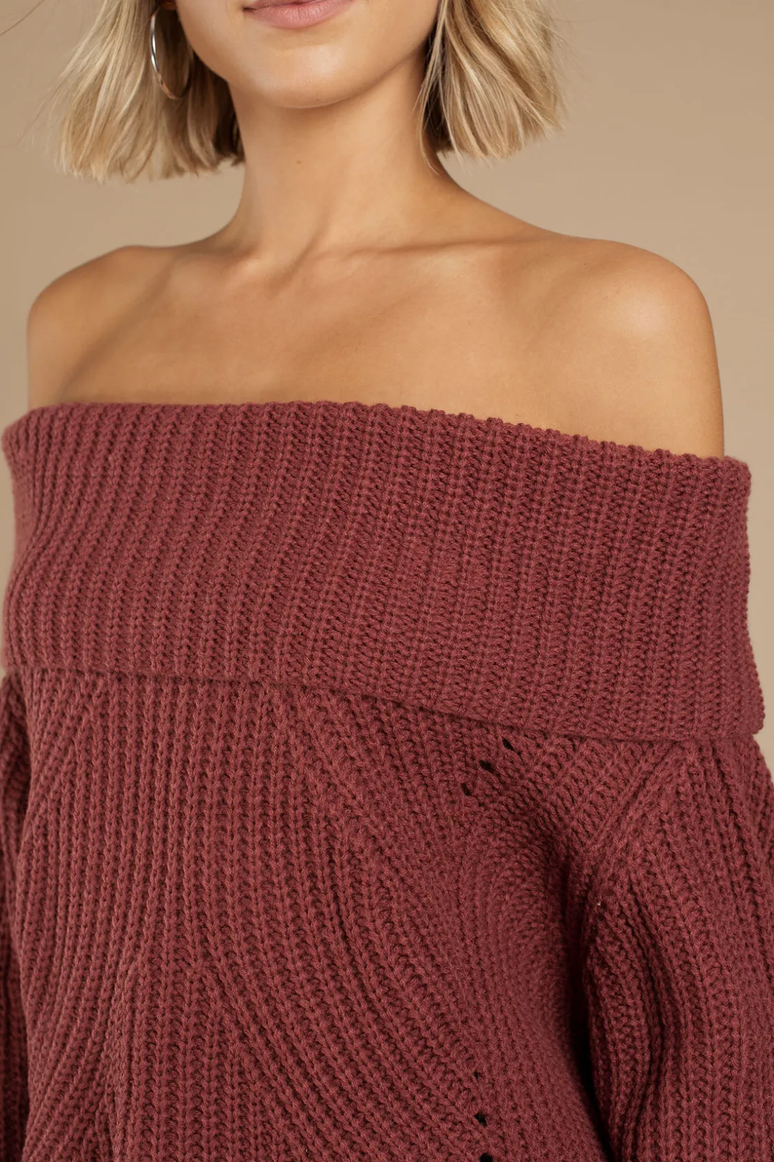 Tobi The Chills Off The Shoulder Sweater -