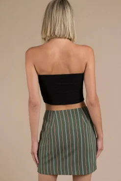 Tobi The Fifth Label Axial Stripe Mini Skirt -