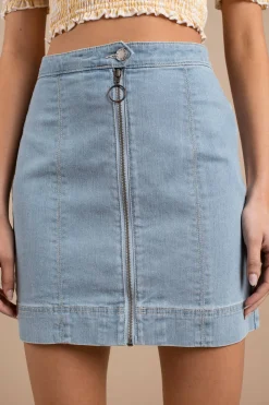Tobi The Fifth Label Daydreaming Denim Mini Skirt -