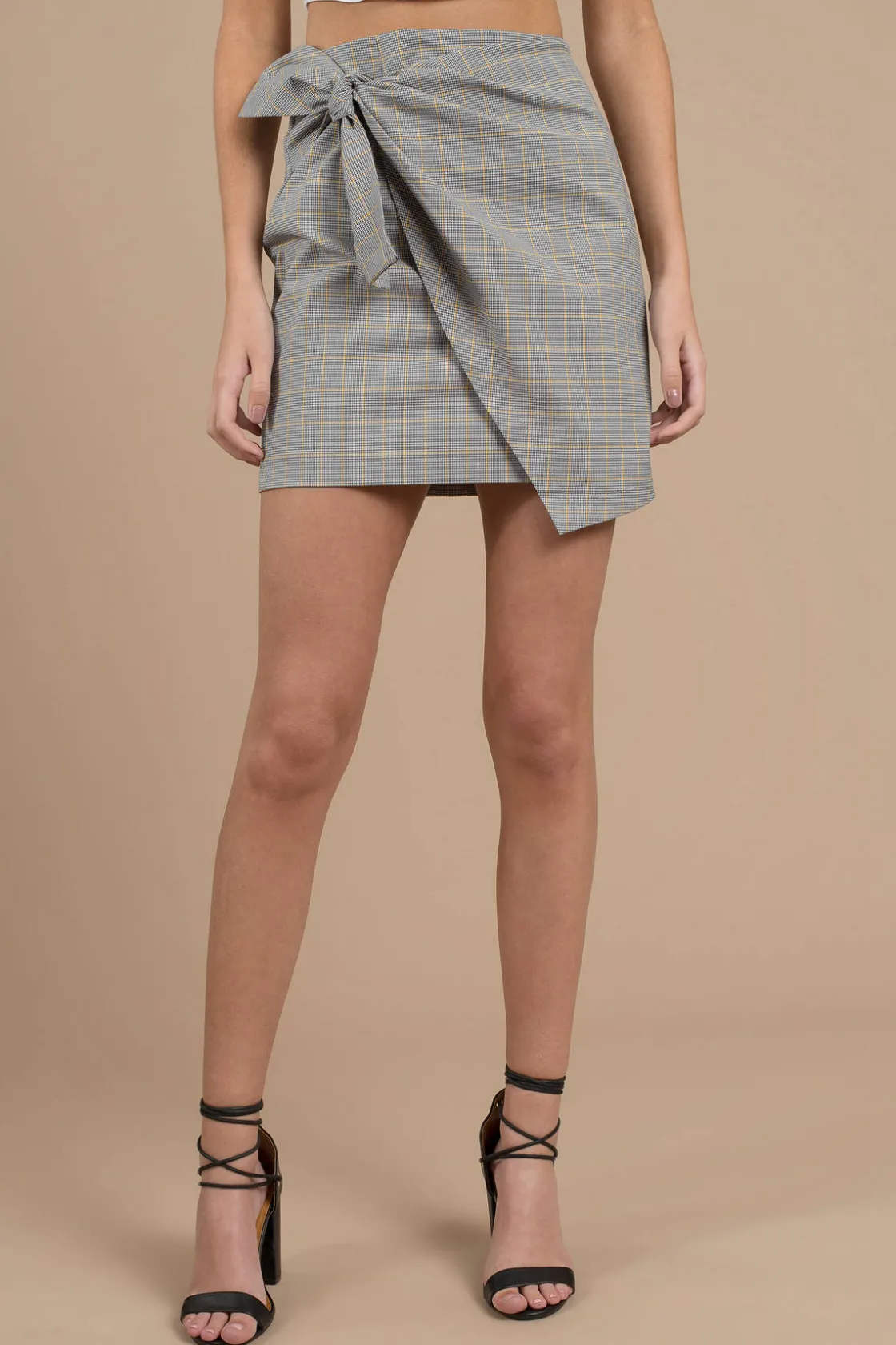 Tobi The Fifth Label Picnic Wrap Mini Skirt -