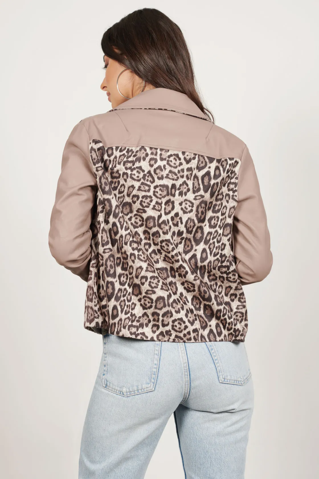 Tobi The Wild Side Moto Jacket - Navy Multi