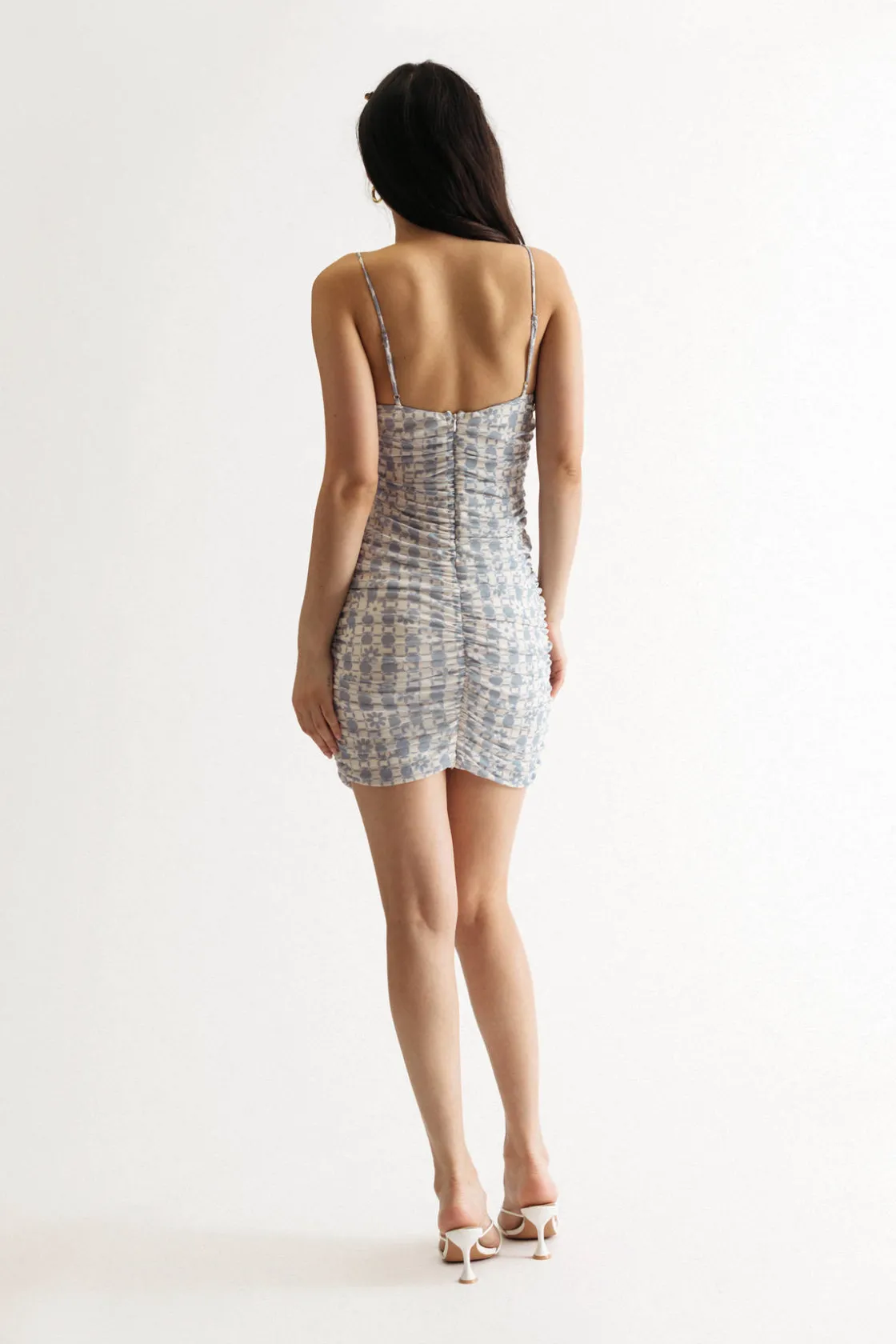 Tobi Think About It Ruched Bodycon Mini Dress -
