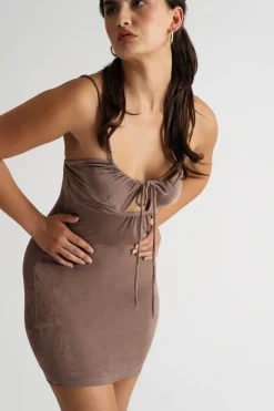 Tobi Those Days Keyhole Cami Mini Dress - Blue
