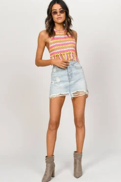 Tobi Tina Crop Top - Yellow