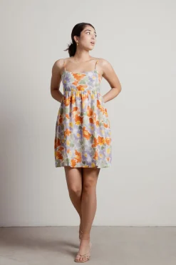 Tobi To The Museum Floral Baby Doll Shift Dress