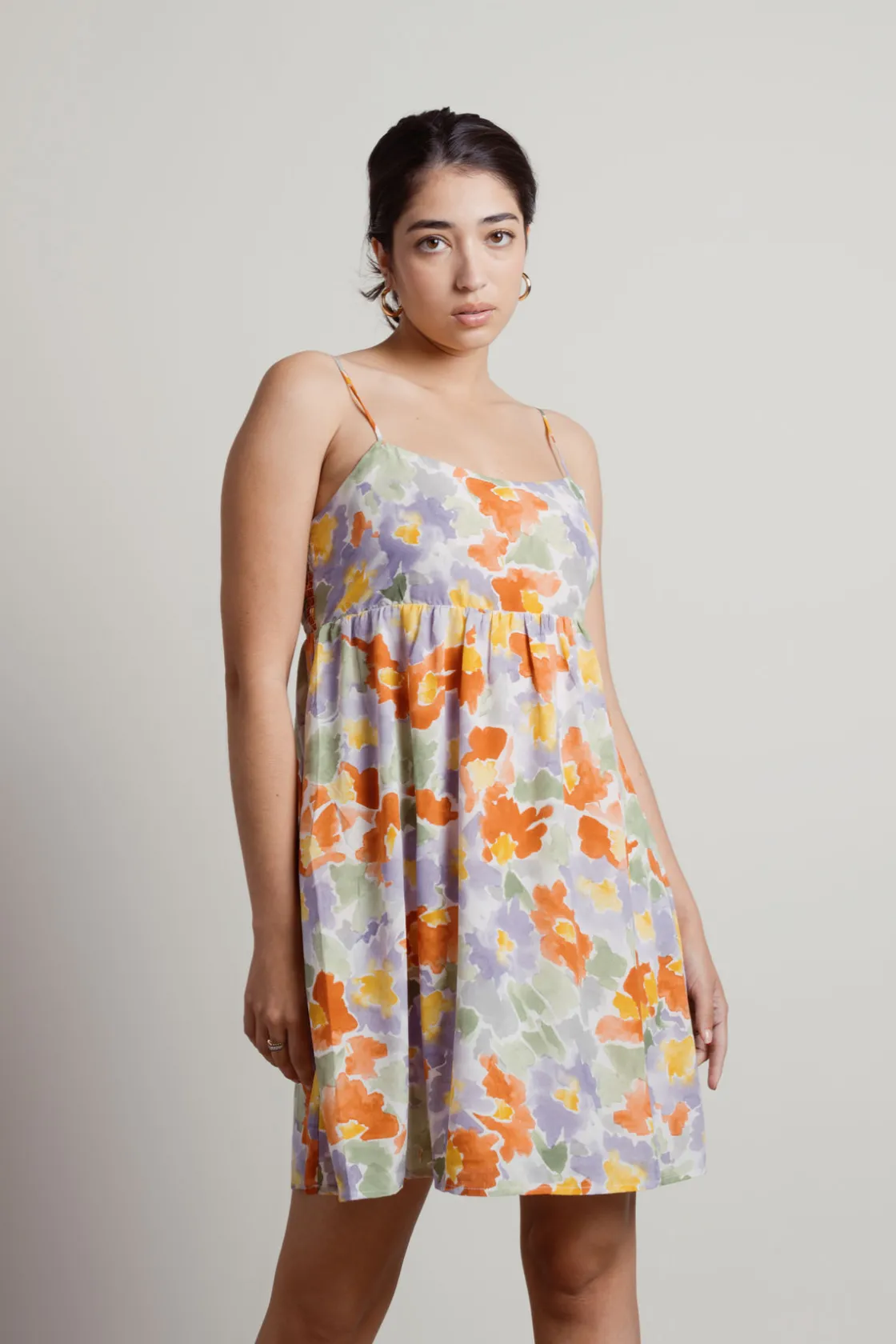 Tobi To The Museum Floral Baby Doll Shift Dress