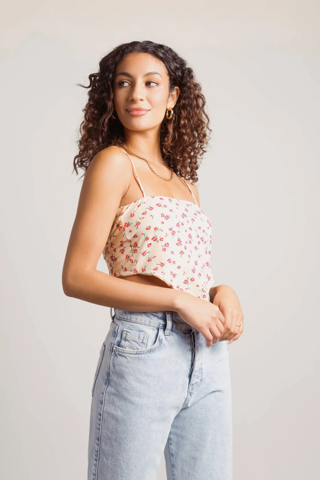 Tobi Told You So Crop Top - Blue