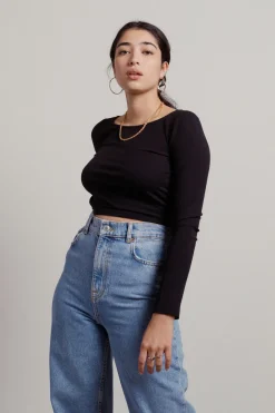 Tobi Tomo Crop Top - Olive
