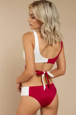 Tobi Tori Praver Macie Beaux Two Toned Bikini Bottom -