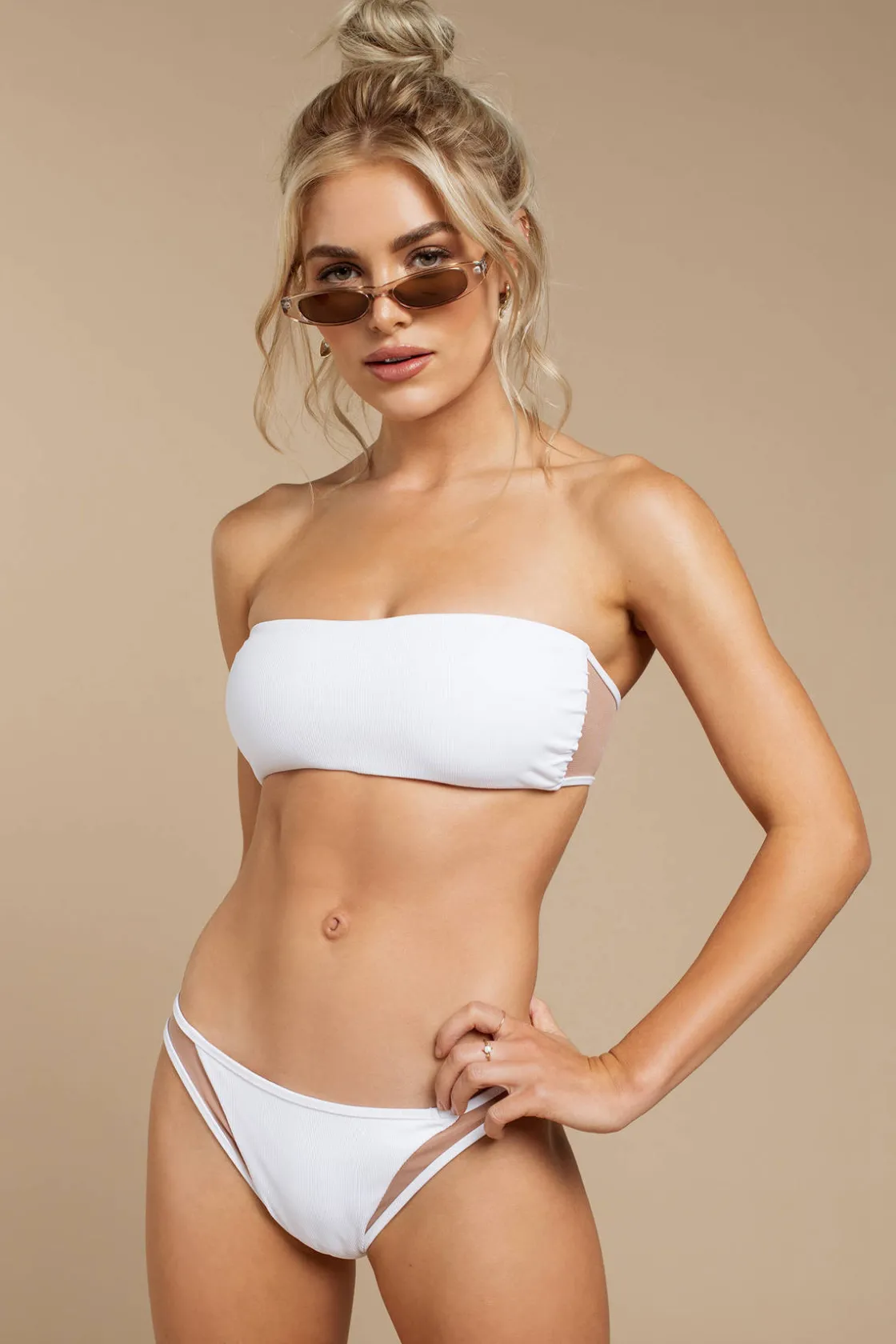 Tobi Tori Praver Manon Mesh Bikini Bottom -