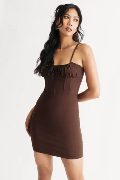 Tobi Trinah Corset Bodycon Mini Dress -