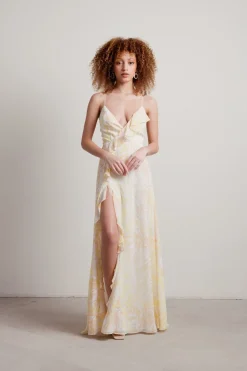 Tobi Tropic Like It's Hot Slit Maxi Dress -