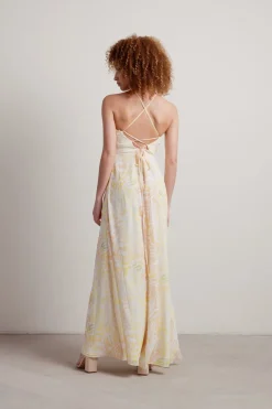 Tobi Tropic Like It's Hot Slit Maxi Dress -