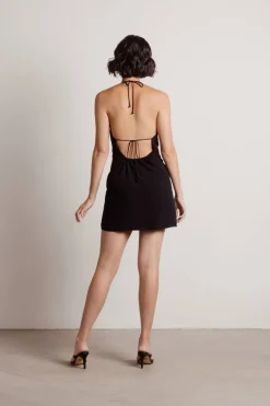 Tobi Trust Me Keyhole A-line Mini Dress -