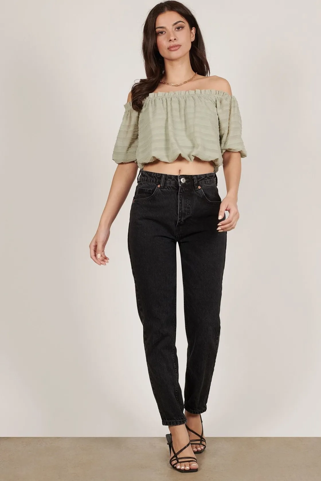 Tobi Try Again Open Back Blouse -