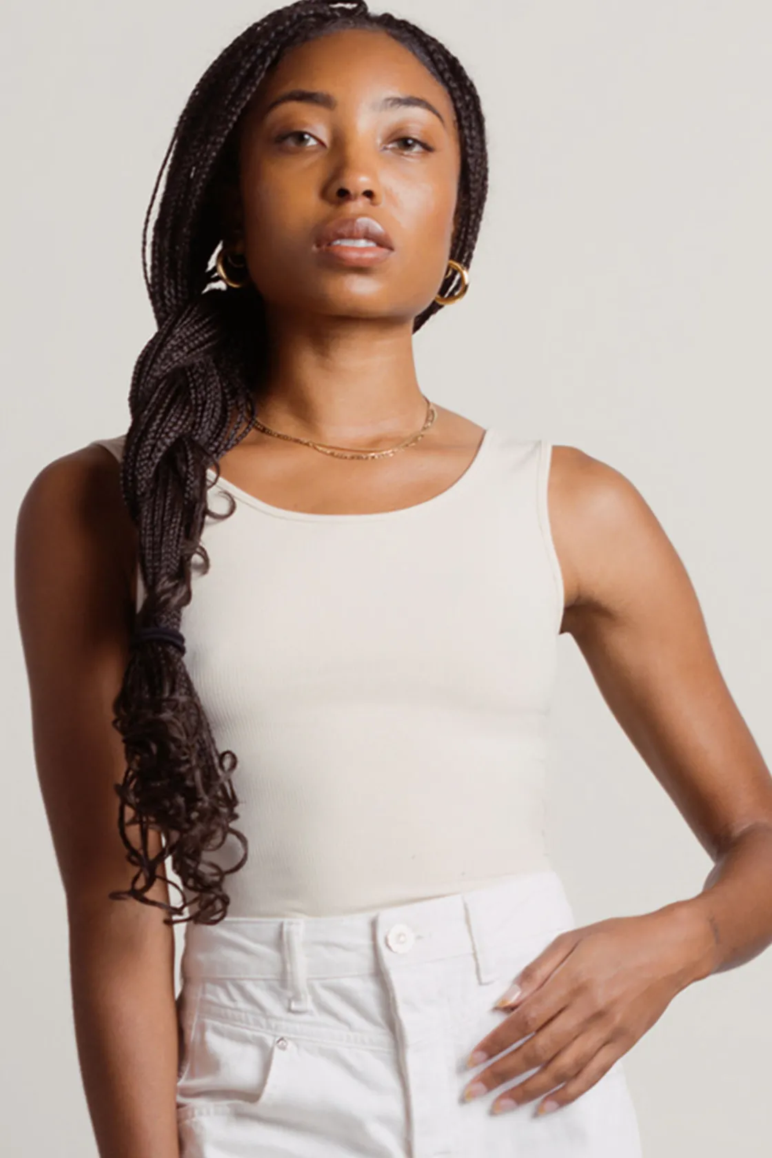 Tobi Turn Away Cross Back Bodysuit -