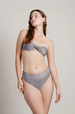 Tobi Twist & Turn Metallic Bikini Set -
