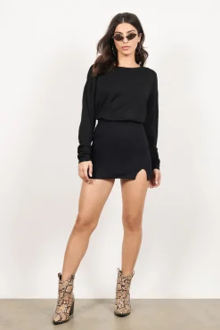 Tobi Twist It Open Back Mini Dress - Ivory