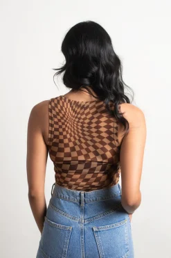 Tobi Ultralight Tank Top - Brown
