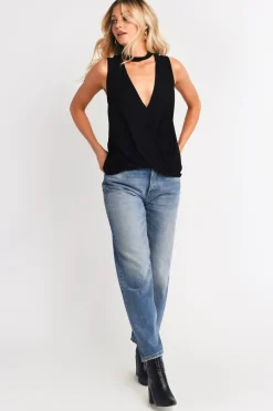 Tobi Val Surplice Tank Top -