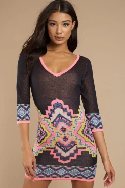 Tobi Valeria Malibu Mesh Bodycon Mini Dress -