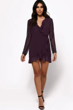 Tobi Wake Up Ruffle Skater Mini Dress -