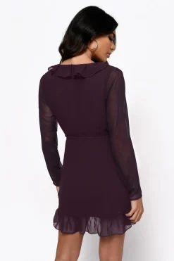 Tobi Wake Up Ruffle Skater Mini Dress -