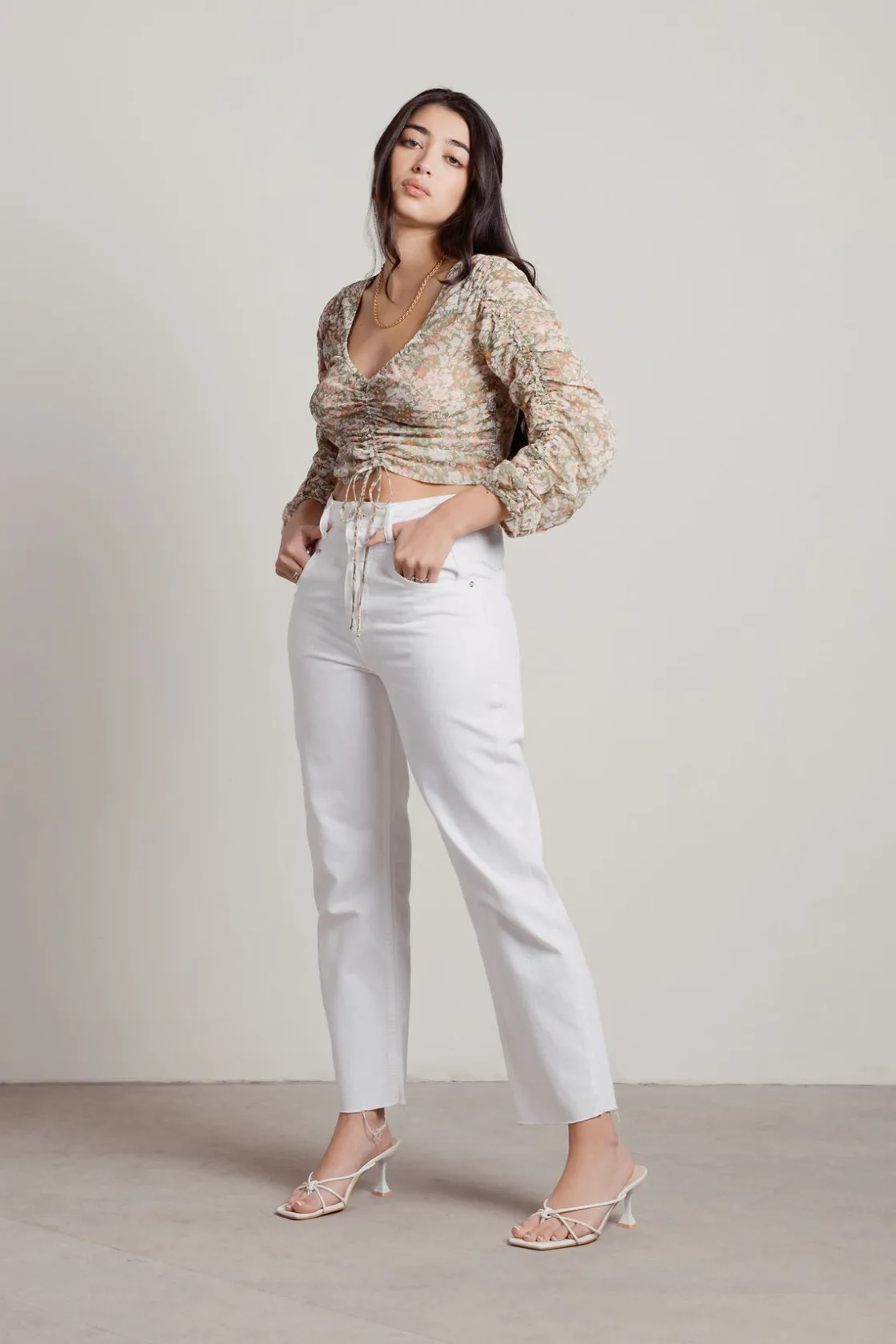 Tobi Wander Off Crop Top -