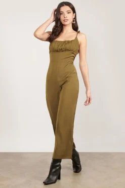 Tobi Waste No Time Ruched Bust Jumpsuit -