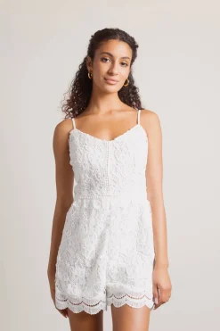 Tobi We Could Be Lace Romper -