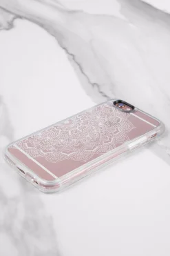 Tobi White Lace Mandala Iphone Case -
