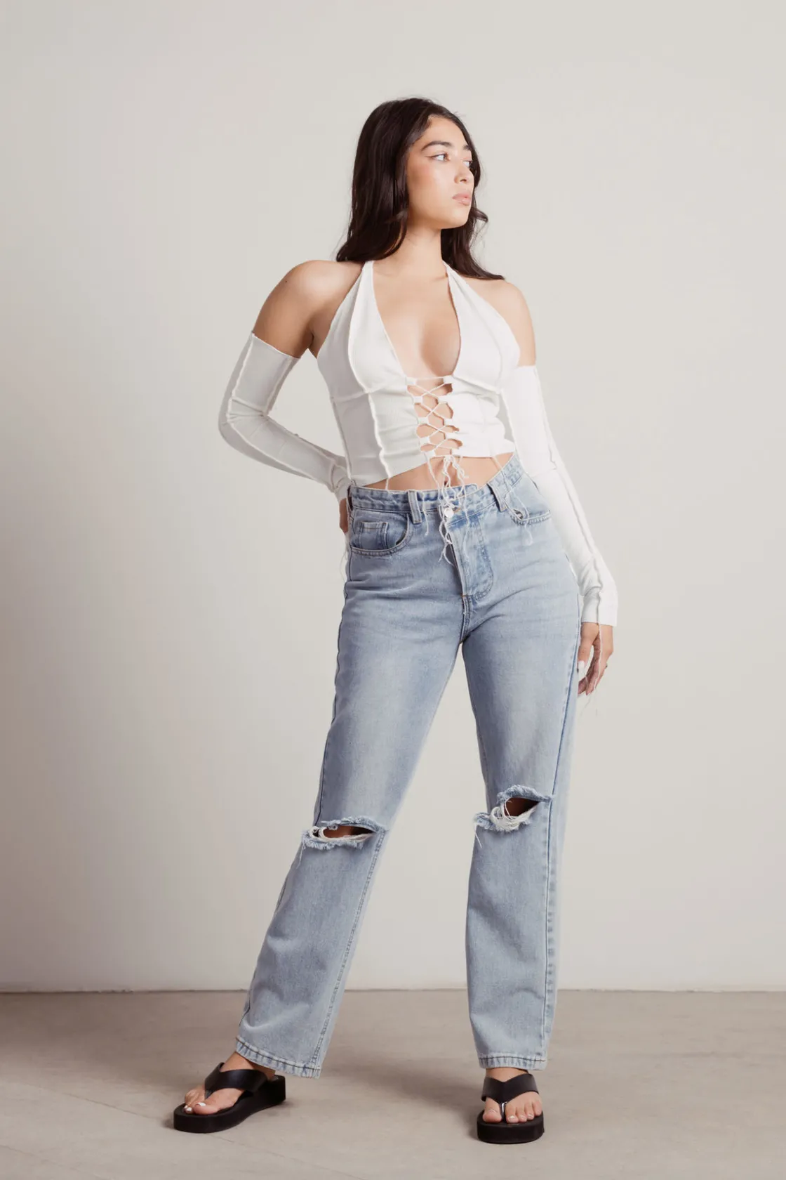 Tobi Why Complicate Things Crop Top -